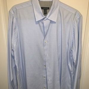 VanHeusen Light Blue Long Sleeve Dress Shirt